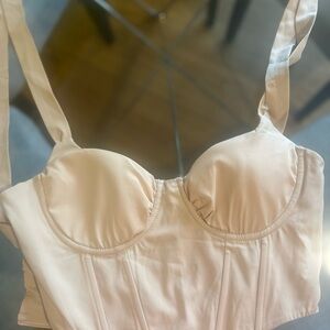 Elegant Cream Women's Bustier